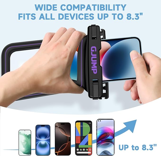 Waterproof Phone Pouch Floating 2 Pack, IP68 Dry Bag Compatible with iPhone 17 16 15 14 Pro Max, Underwater Phone Case for Snorkeling Beach Swimming Cruise Travel Essentials
