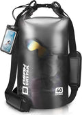 Waterproof Dry Bag, 5L/10L/20L/30L/40L Roll Top Lightweight Storage Backpack with Phone Case for Women & Men, Floating Waterproof Sack for Travel, Swimming, Kayaking, Paddle Board, Camping & Beach