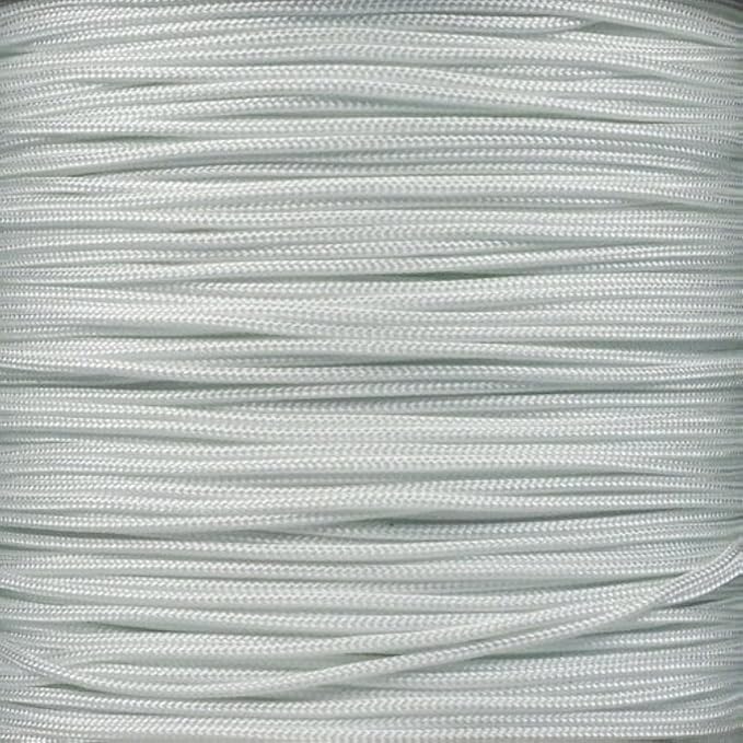 Paracord Planet 95lb Paracord – 1 Strand Type I Parachute Cord for Outdoors and DIY – White (100 ft)