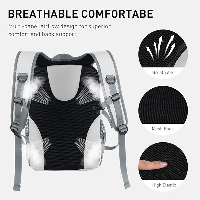 Small Hiking Backpack,20L Lightweight Travel Daypack,Ideal for Hiking,Traveling and Outdoor Adventure,White