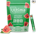 Ultima Replenisher Daily Electrolyte Powder – Watermelon, 20 Stickpacks – Zero Sugar Hydration Packets with 6 Electrolytes and Minerals – Sugar Free, Plant Based & Keto Friendly Drink Mix