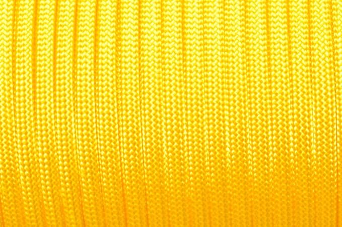 BORED? PARACORD! 550 lb Paracord – Ideal for Crafting, DIY Projects, Camping, Military & Active Outdoors – 300+ Colors – Tactical Parachute Cord Type III – Strong - Yellow 100 Feet