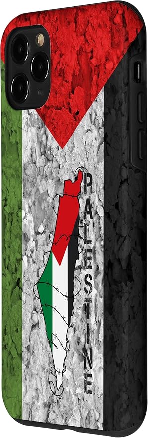 Kufiya PALESTINE Keffiyeh flag, Palestinian Map pattern Case for iPhone 11 Pro