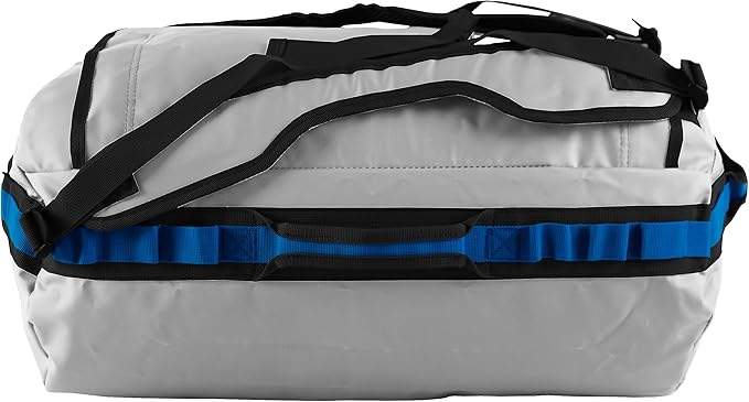 Element Equipment Trailhead Duffel Bag Shoulder Straps Waterproof Light Grey/Blue Large
