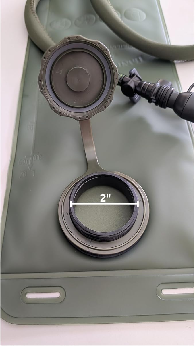 Hank's Surplus Military 3L Hydration Water TPU Bladder Reservoir OD Green