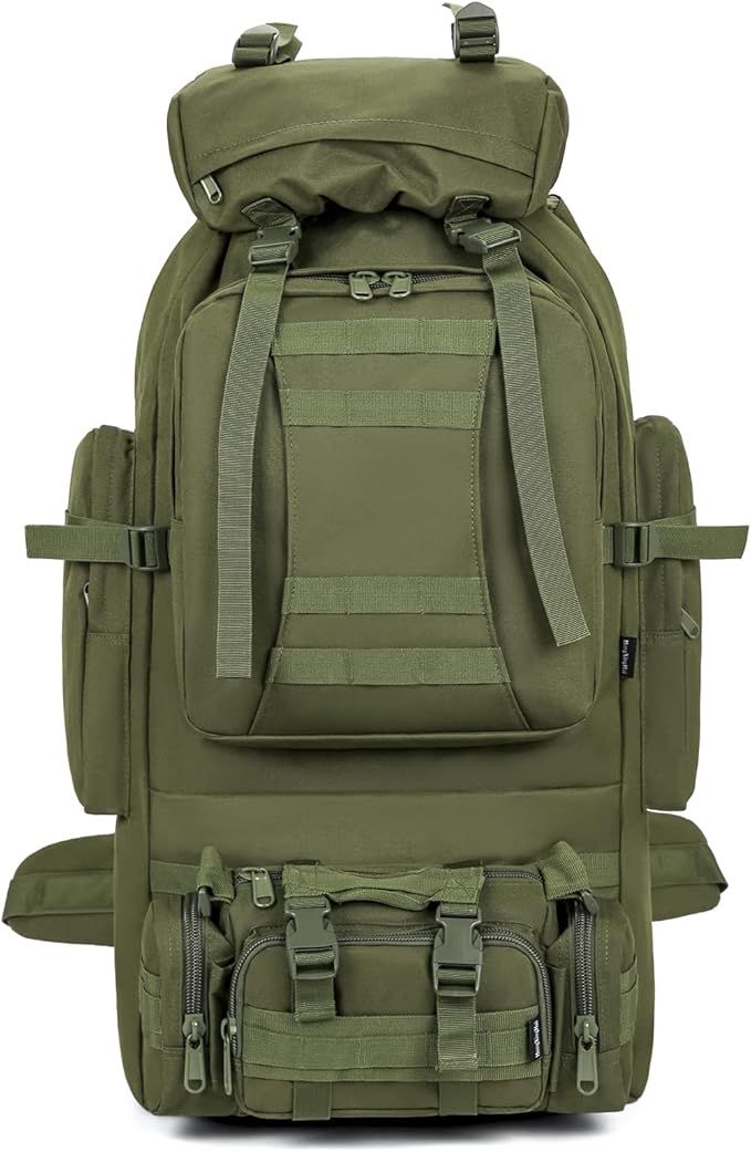 100L Camping Hiking Backpack,Molle military Tactical rucksack backpack,Waterproof Lightweight Hiking Backpack