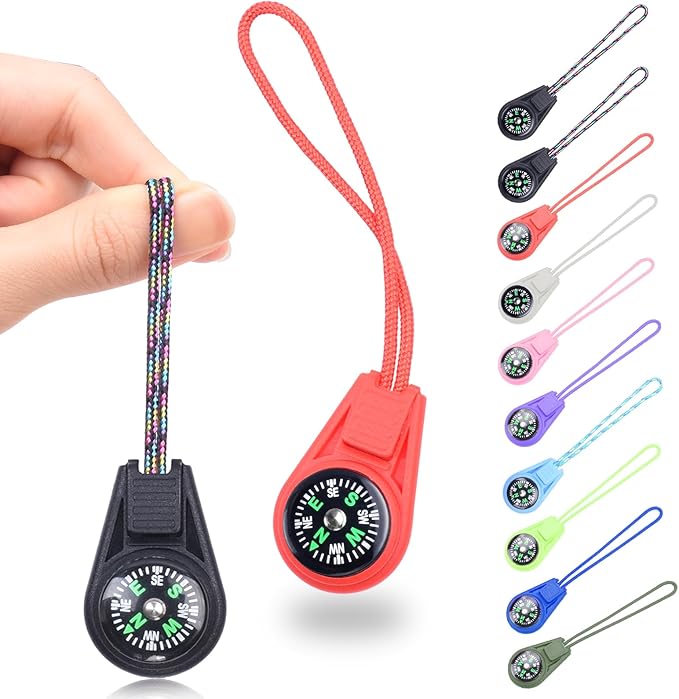 50 Pack Compass for Kids Mini Compasses Bulk Kids Toy Compass for Party Favor/Hiking/Scout Classroom Learning Directions