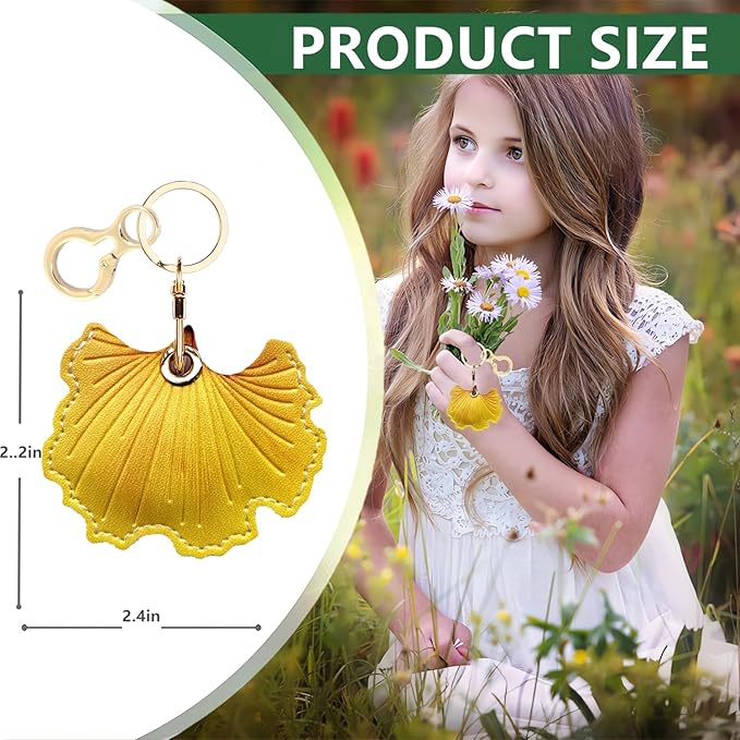 Leather Keychain Holder Case Compatible with AirTag,Cute air tag Cover with Keychain Ring,GPS Tracker Case for Keys