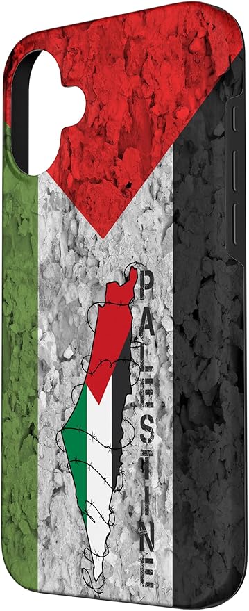 Kufiya PALESTINE Keffiyeh flag, Palestinian Map pattern Case for iPhone 16 Plus