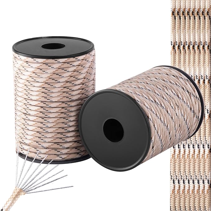 550 Paracord Rope,100ft/330ft 9 Strand Parachute Cord 4mm,Tactical Paracord Rope para Cord Lanyard for Climbing,Tent,Camping,Hammock,Clothsline,Hiking,Fishing,Survival Bracelet