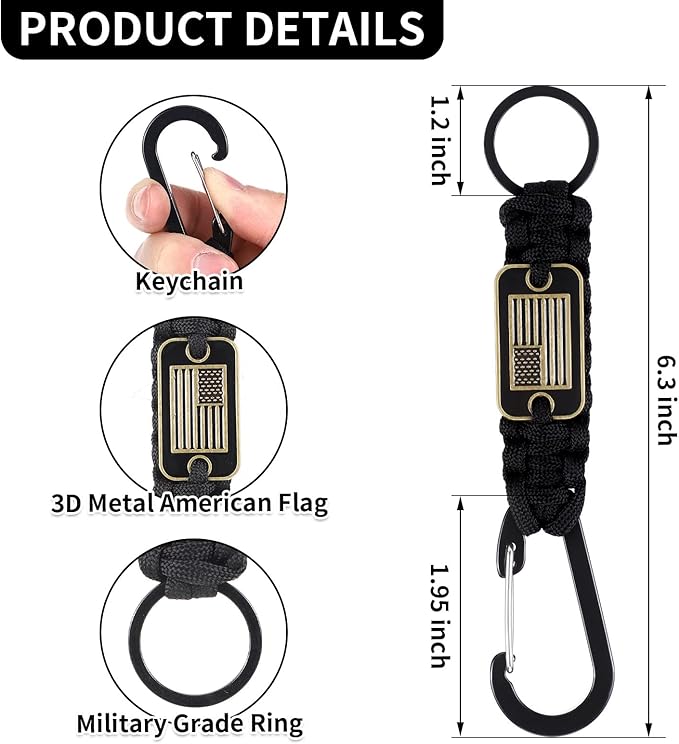 Frienda 2 Set Heavy Duty Paracord Lanyard Necklace Whistles Strap Braided 550 Keychain Lanyard for Outdoor Activities Camera