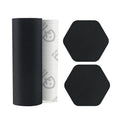 GEAR AID Tenacious Tape 3” x 20” Nylon Fabric Gear Repair Tape with (2) 1.5” Hex Patches, Fix Holes and Rips in Puffy Jackets, Rain Gear, Tents, Sleeping Bags and Outdoor Equipment, Black