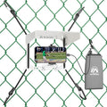 Cell Phone Fence Mount with Shade, Game Recording Mounting Kit Works with Gamechanger, iPhone, Mevo Start, Phones, and GoPro, for Recording Baseball,Softball and Tennis Games(Mini Plus)