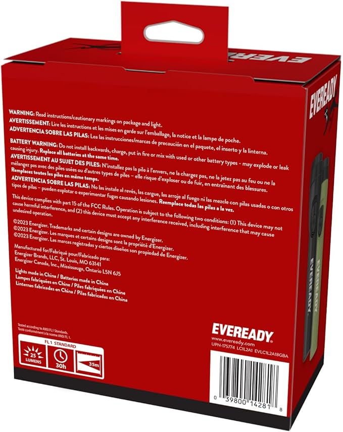 Eveready LED Flashlight (8-Pack) Bright Reliable Flashlights for General Purpose, Great for Camping, Car, Emergency Storm Power Outage Handheld Flashlight (Batteries Included)