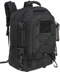 Large Military Bug Out Bag 3 Day Pack Expandable Backpack Army Daypack for Outdoor Hiking Hunting (Black)