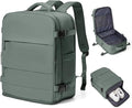 coowoz Travel Backpack Carry On for Women Man Gym Backpack with Laptop Compartment Mochila de Viaje Teacher Personal Item Backpacks Rucksack Airplane Accessories Must Haves Olive Green Small
