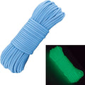 Glow in The Dark Zesty 550lb Paracord – 21 Strand Luminous Parachute Cord for Nighttime Outdoor Utility – 8 Colors and Length Options of 25', 50’, 100’, and 1,000’