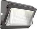 HYPERLITE LED Wall Pack Light 120W with Dusk to Dawn Photocell and Glass Lens LED Security Flood Commercial and Industrial Outdoor LED Wall Lights Out Door for House Warehouses UL Listed