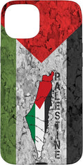 Kufiya PALESTINE Keffiyeh flag, Palestinian Map pattern Case for iPhone 15 Plus