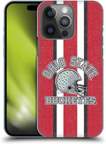 Head Case Designs Officially Licensed Ohio State University Helmet Football Graphics Hard Back Case Compatible with Apple iPhone 14 Pro