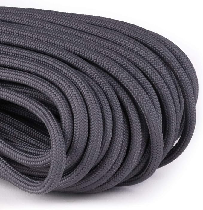 Atwood Rope MFG 550 Paracord 100 Feet 7-Strand Core Parachute Cord (Graphite)