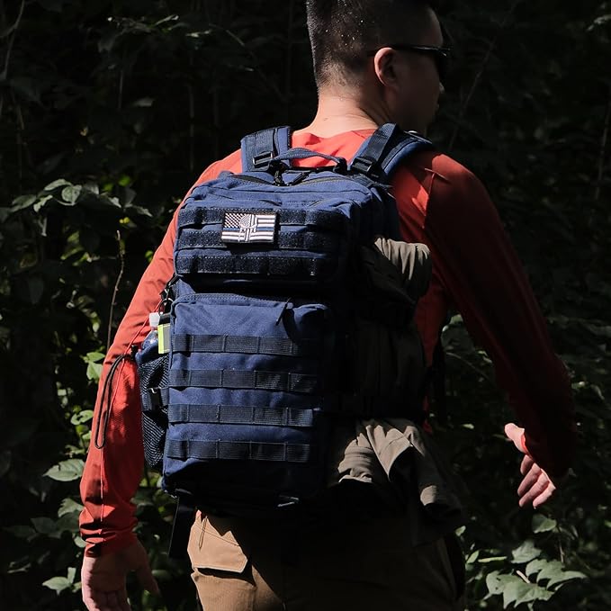 45L Tactical Backpack for Men Women, Military Assault Pack with MOLLE, Large 3 Day Bug Out Bag for Hiking Camping