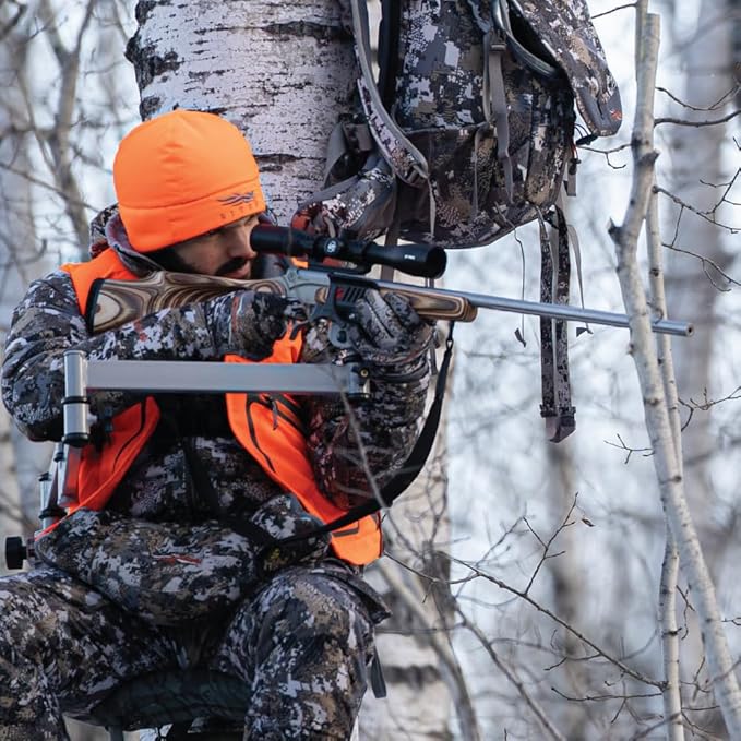 BOG DeathGrip Aluminum Tripod with Durable Frame, Lightweight, Stable Design, Bubble Level, Adjustable Legs, Shooting Rest, and Hands-Free Operation for Hunting, Shooting, and Outdoors