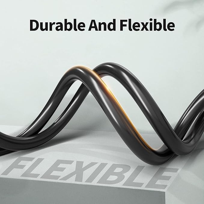 POWGRN 6 FT（2 Pack） 16/3 Black Indoor Outdoor Extension Cord Waterproof, 3 Prong Flexblie SJTW Cold Weatherproof -50°C Appliance Extension Cord 13 AMP 1625W 16AWG Electric Cable