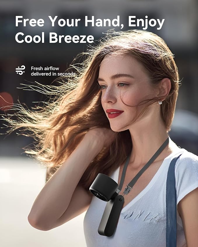 Handheld Portable Turbo Fan with Ice Cooler, Speed (1-199) 5500mAh Rechargeable Personal Fan,[20H Cooling Time] Mini Yet Powerful [20000 RPM] Small Pocket Fans for Travel/Outdoor/Office, Gold Black
