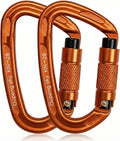 Oupeng sky Auto Locking Carabiner Clips - 28KN (6172lbs) Heavy Duty Caribeaners, Large Carabiner Clip for Keychains，Hammock，Camping, Gym, Hiking, Outdoor ，Dog Leash
