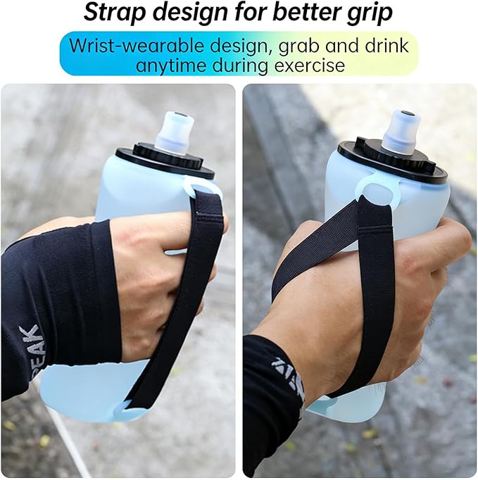 Leakproof Folding Water Bottles for Active Lifestyles Travel Outdoor Sports Light Weight Space Saving Drink Container Camping Water Bottles