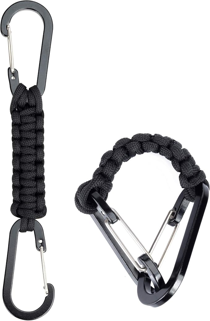 EOTW Paracord Keychain for Men Women Paracord Carabiner Backpack Keychain with Aluminum Clip for Camping Hiking Outdoor Gear