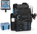 Calamus GearMaster Tackle Backpack with Bait Binder, Large Lightweight Water-Resistant Fishing Bag, Rod Holders, Food Storage