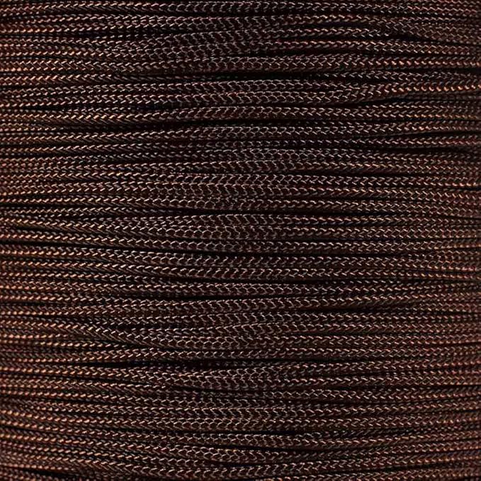 Paracord Planet 95lb Paracord – 1 Strand Type I Parachute Cord for Outdoors and DIY – Walnut (50 ft)