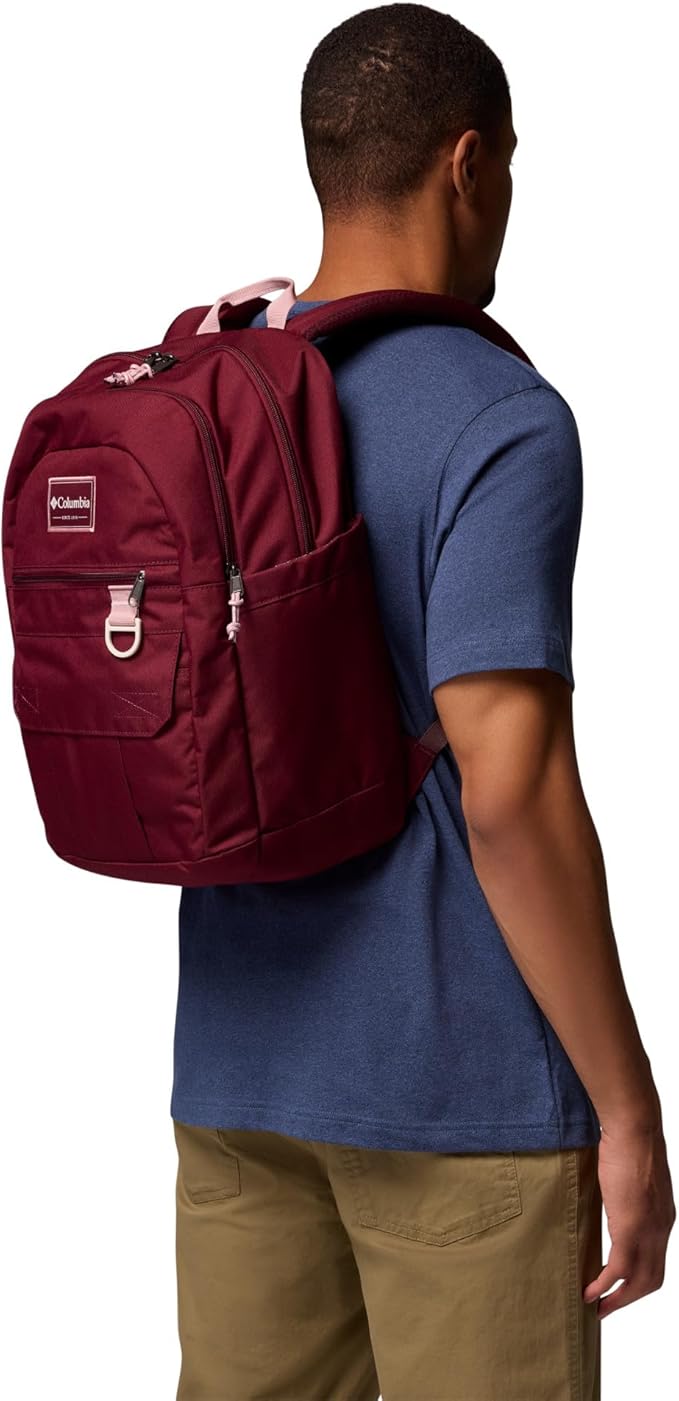 Columbia Unisex Buxton 26L Backpack, Rich Wine, One Size