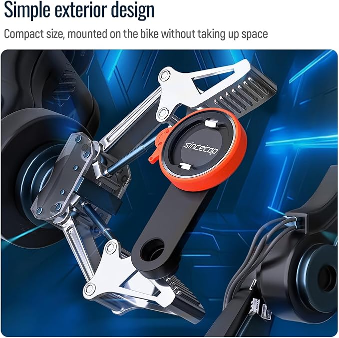 sincetop Bike Phone Mount,Mountain Bicycle Stem Cap Phone Holder,Universal Aluminum Handlebar Phone Clamp,MTB Road Bike Cycling Mobile Phone Clip,Quick Attach/Release-Orange【Series C-1st Gen】