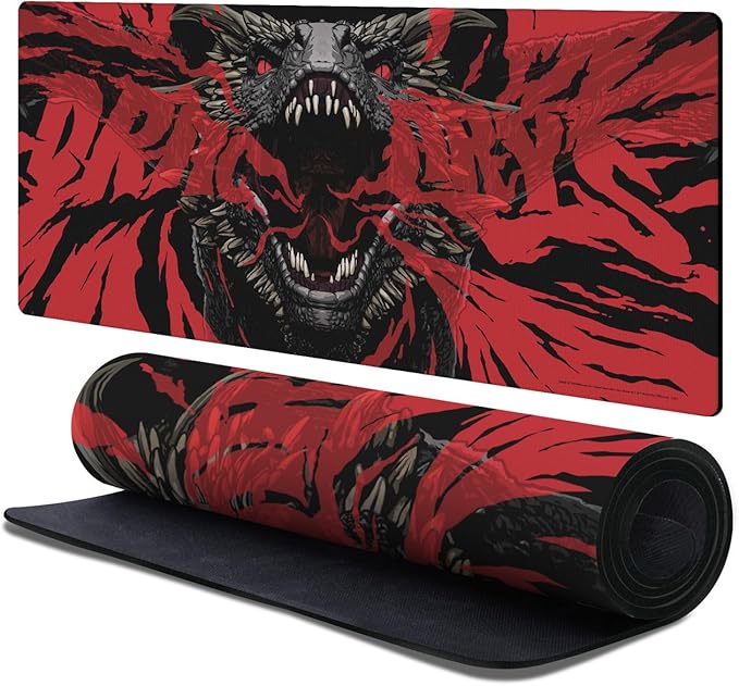 Head Case Designs Officially Licensed HBO Game of Thrones Dracarys Graphic Art 37.4 x 15.75 x 0.16 inches (900 x 400 mm) - XL Gaming Office Desk PC Keyboard Mouse Mat Pad