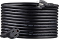 Amazon Basics Extension Cord, 20 Ft, 3 Prong Outlet Extender, Indoor, 13 Amps, 125V, 16 AWG, Black