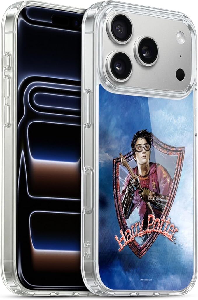 Head Case Designs Officially Licensed Harry Potter Quidditch 2 Prisoner of Azkaban II Gel Case [Military Grade Protection] Compatible with Apple iPhone 17 Pro