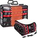 Riakrum 12V Car Heated Blanket for Cold with 2 or 3 Heating Levels 58 x 43 Emergency Winter Adjustable Temperature Electric Blanket Throw Gift Plugs in Car RV Truck SUV(Warm Color,Snowflake)