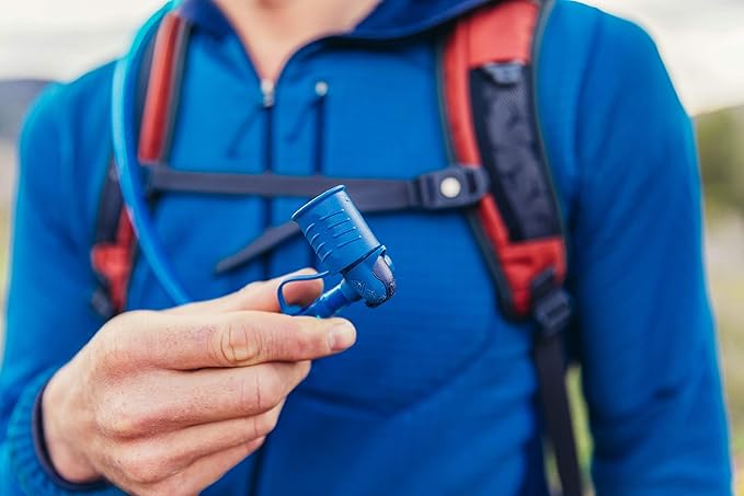Gregory Bite Valve Cover For Day Hiking/Backpacking Hydration Water Reservoir/Bladder, Optic Blue