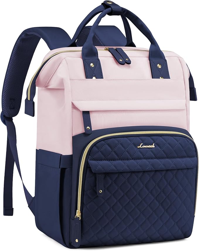 LOVEVOOK Laptop Backpack for Women, 15.6 inch Waterproof Nurse Bag Teacher Work Backpack Purse for Women, Travel Computer Backpack for College Office Business Ladies