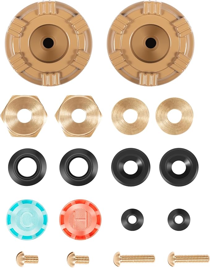 RK-22MH Repair Kit Metal Handle Replacement for Woodford Model 22 and V22 Outdoor Wall Faucets, Round Handle (18Pcs)