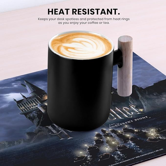 Head Case Designs Officially Licensed Harry Potter Castle Graphics 9.84 x 11.81 x 0.12 inches (250 x 300 mm) - S Gaming Office Desk PC Keyboard Mouse Mat Pad