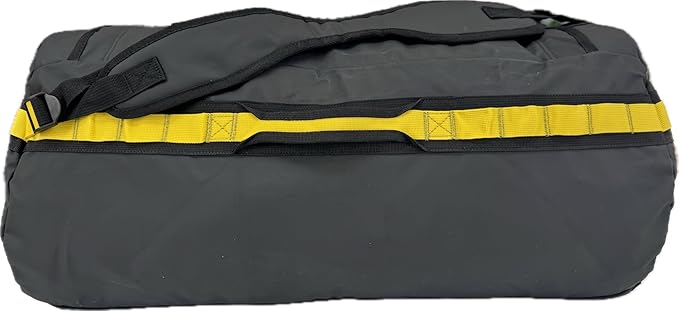 Element Equipment Trailhead Duffel Bag Shoulder Straps Waterproof Black/Yellow Medium