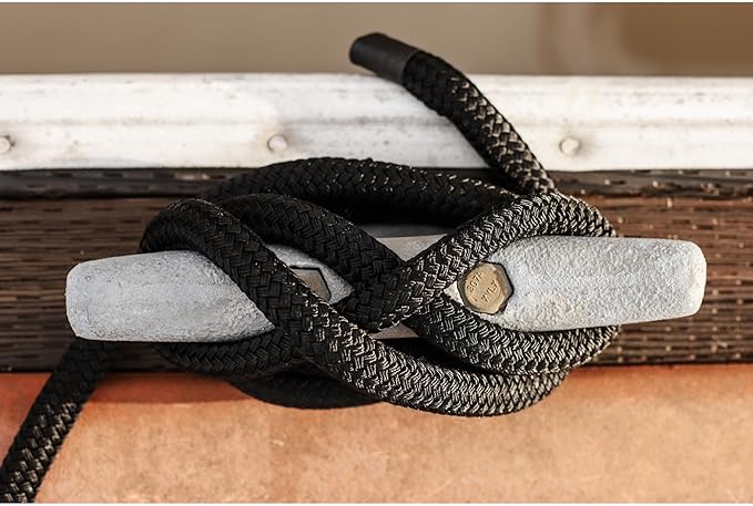 CDL3815BK, Dock Line, 3/8" Diameter - 15' Length, Double Braid, Black