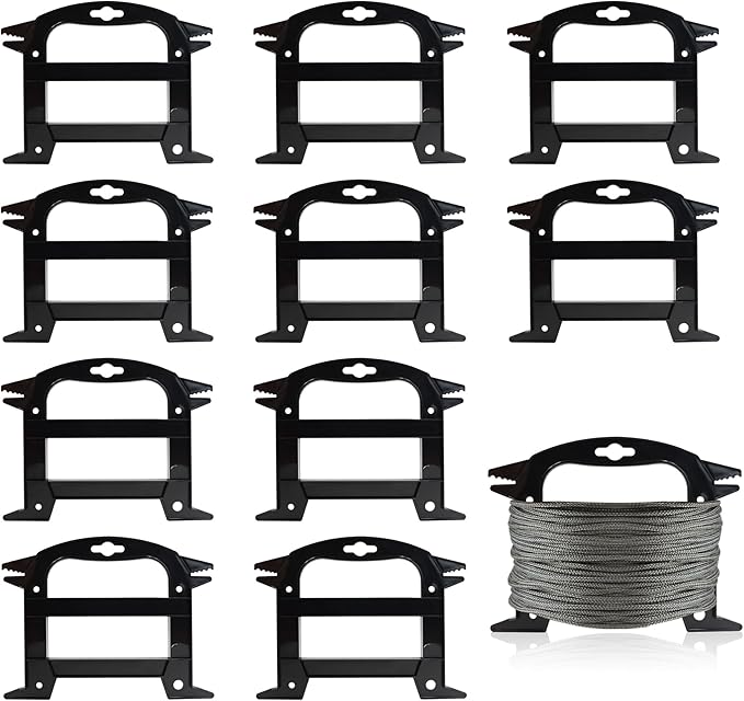 Cord Winder Organizer Plastic Rope Winder 6 Inch Paracord Spool Cord Storage Reel Prevent Tangles Paracord Holder Organizer for Fishing Lines Cable Bobbins Ski Ropes