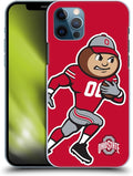 Head Case Designs Officially Licensed Ohio State University Mascot Oversized Football Graphics Hard Back Case Compatible with Apple iPhone 12 / iPhone 12 Pro