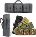 DULCE DOM 32/36/42/48/52 inch Double Rifle Case Soft Gun Bag for Rifles Pistols Storage & Transportation, All Around Shooting Range Tactical Backpack for Hunters Shooters, Gift for Boyfriend, Husband