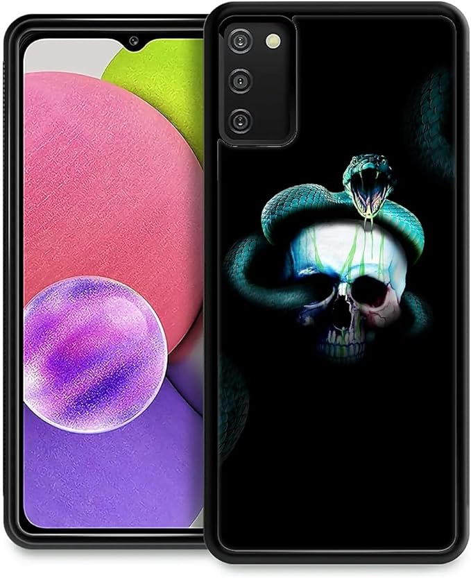 for Samsung Galaxy S20 FE Case, Skeleton Winding Snake Pattern Graphic Design Girl Boy Soft Silicone Hard Acrylic Shock Protection for Samsung Galaxy S20 FE